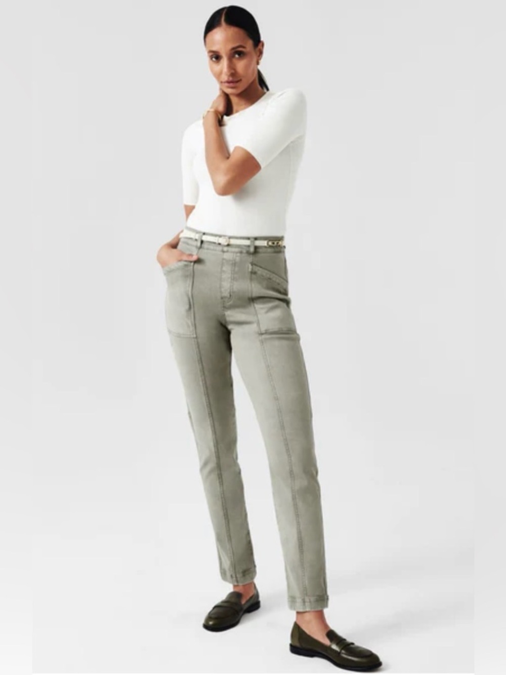 SPANX Stretch Twill Straight
Leg Pant
Olive Oil / Regular / XL